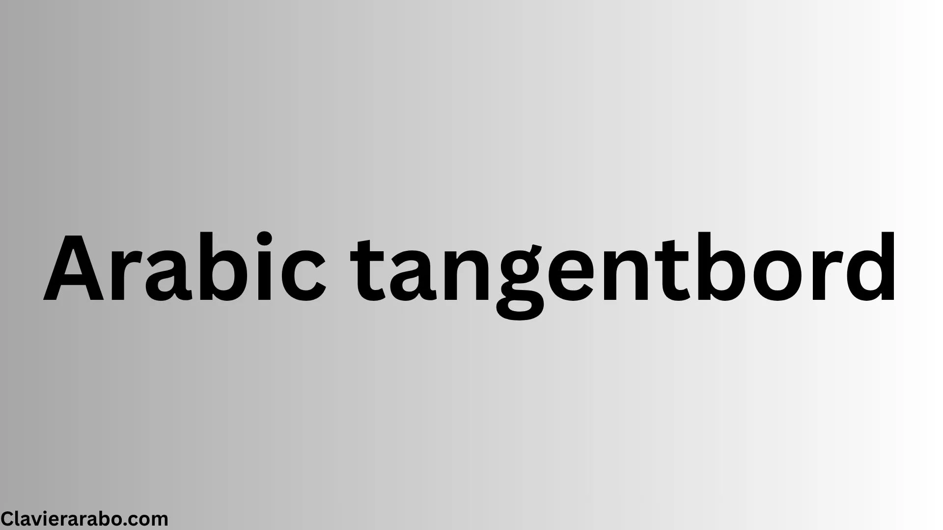 A high-quality Arabic tangentbord featuring ergonomic design for a comfortable typing experience in 2026